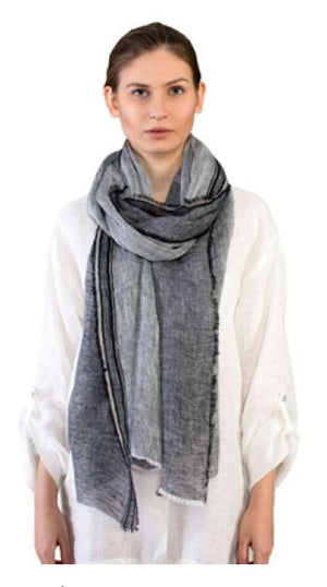 NEW YORK-Linen Scarf/cover up