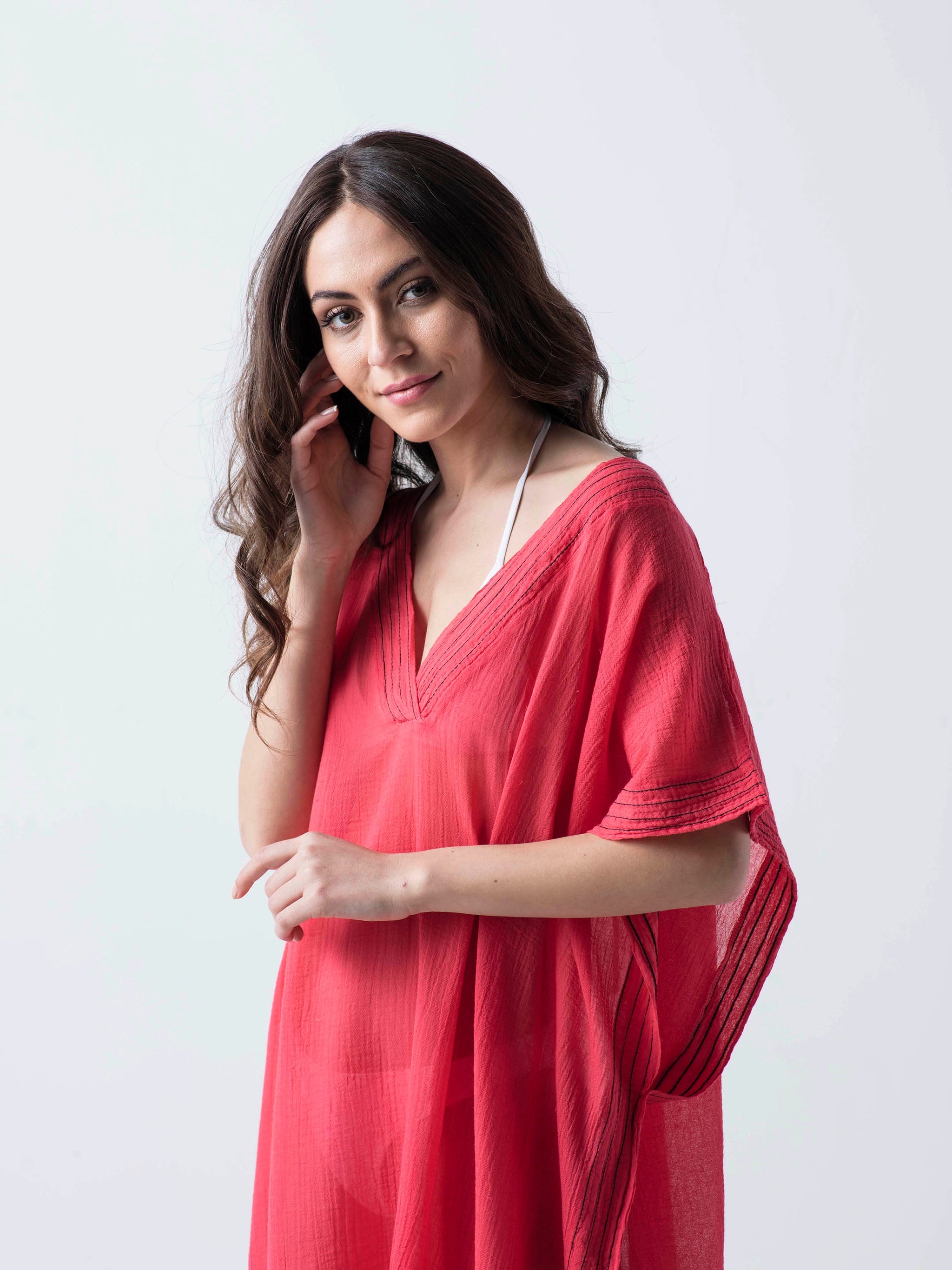 TULUM- Cotton Boho-Caftan