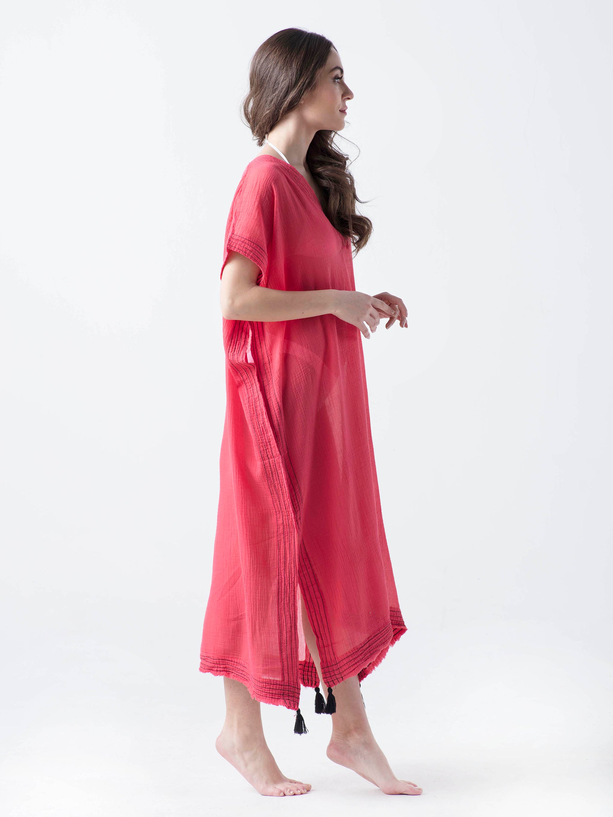 TULUM- Cotton Boho-Caftan