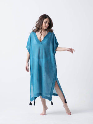 TULUM- Cotton Boho-Caftan