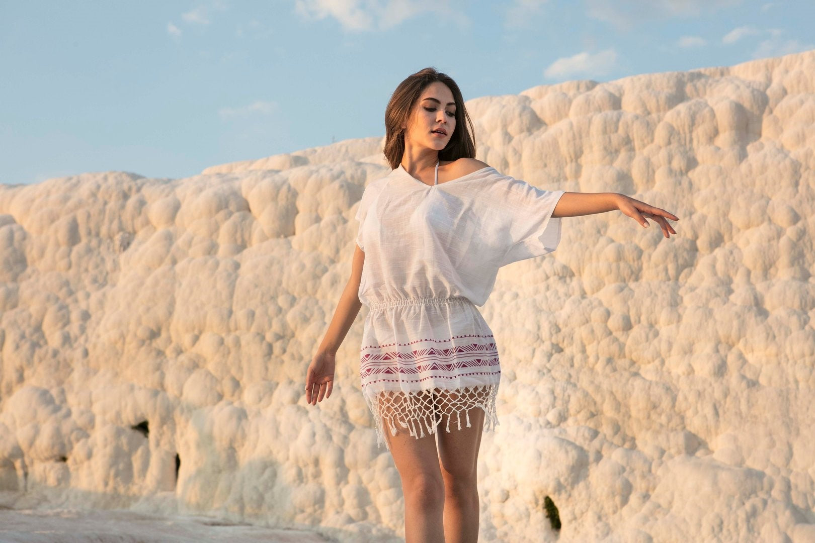 CANCUN- Cotton Beach Dress