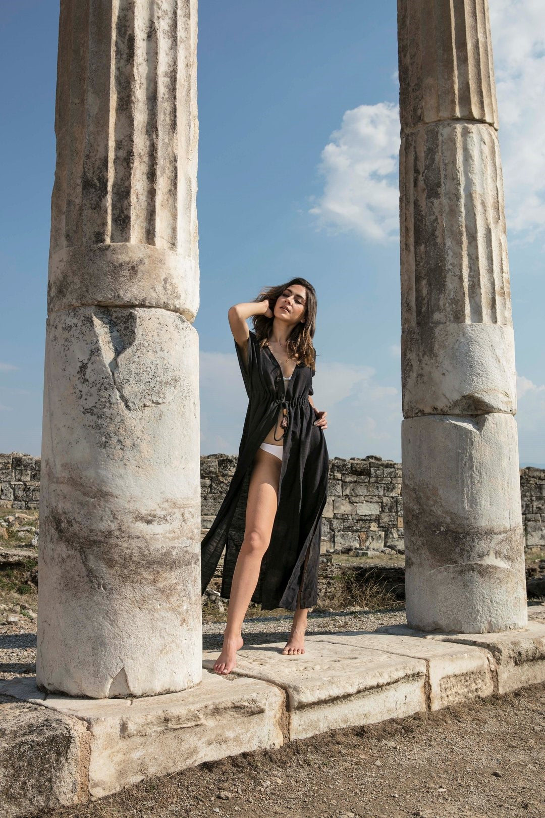 CURACAO -Cotton Kimono