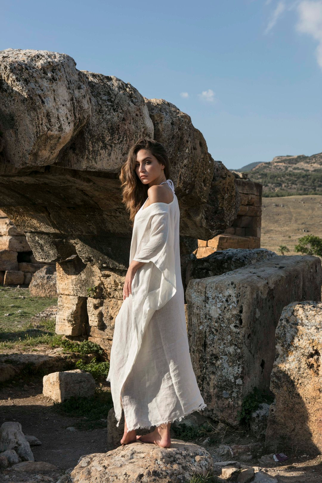 MIAMI- Luxury Linen Caftan