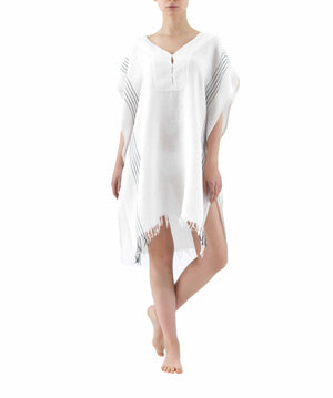 ST. LUCIA - Luxury Linen Caftan