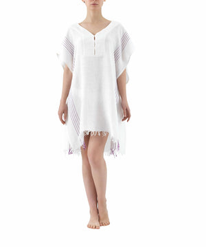 ST. LUCIA - Luxury Linen Caftan